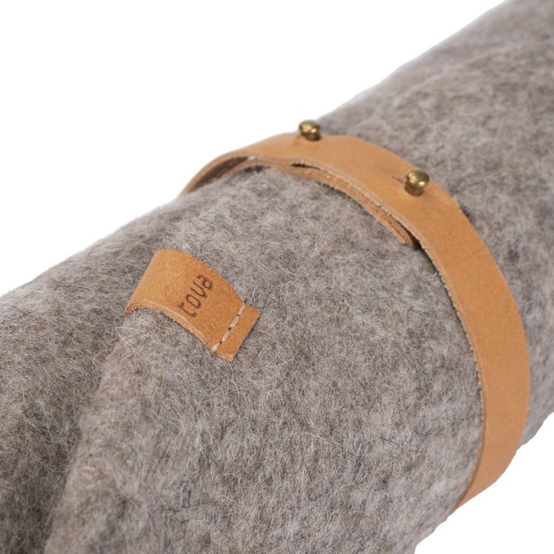 Sitting pad  Ø40 - Natural brown