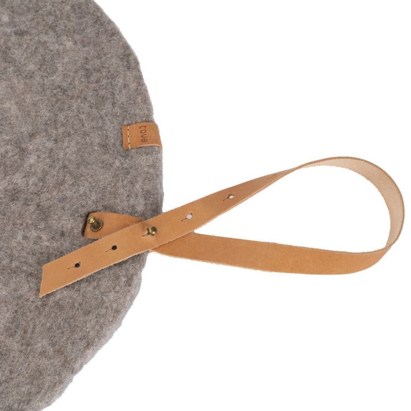 Sitting pad  Ø40 - Natural brown